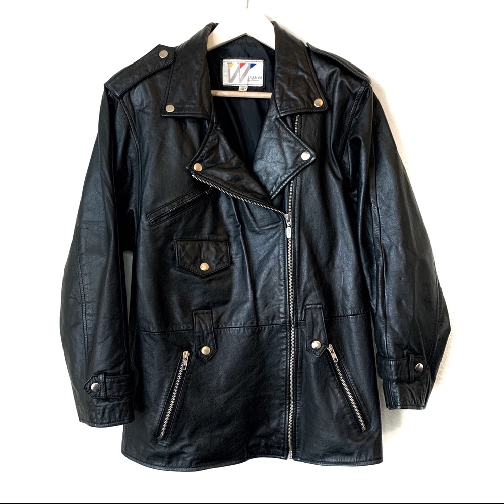 Wilson’s Leather Vintage Asymmetrical Moto Jacket